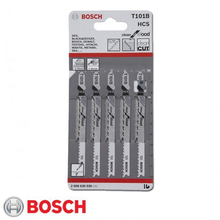 Пилки для лобзика Bosch T 101 B HCS
