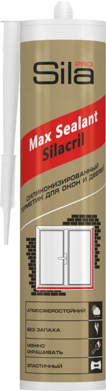 Герметик силиконовый Sila PRO Max Sealant Silacril Герметик силиконовый Sila PRO Max Sealant Silacril