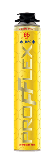 Пена монтажная PROFFLEX PRO 65 л Lite (зима) Пена монтажная PROFFLEX PRO 65 л Lite (зима)