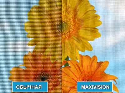 Москитные сетки Maxi Vision (максимальный обзор) по вашим размерам